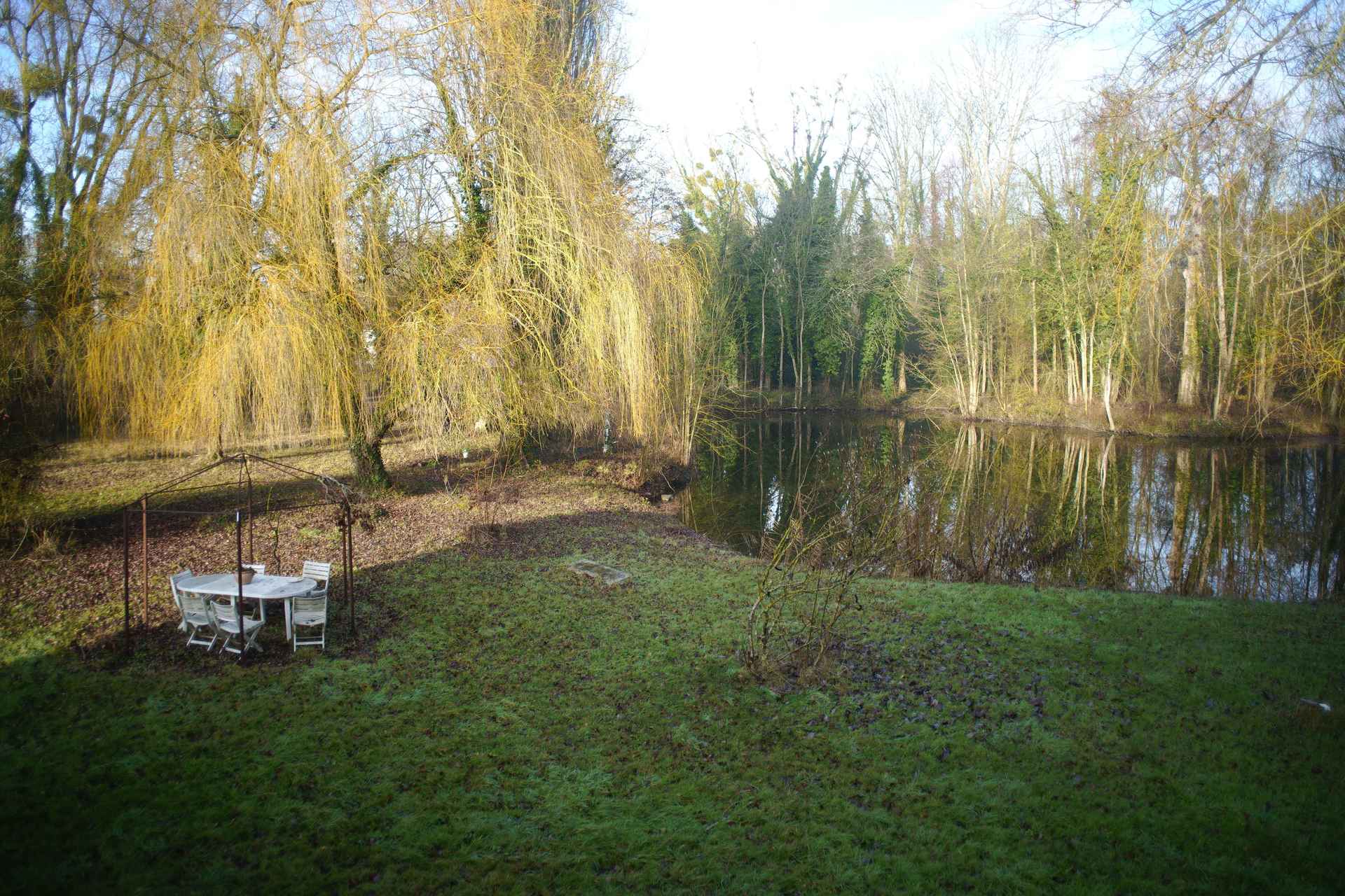 Jardin et étang Les Grands Aulnes Loiret